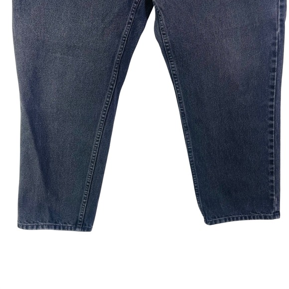 Vtg L.L. Bean Classic Fit Jeans Men's 38x30 Black Preppy Outdoors - Picture 2 of 11